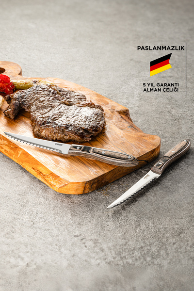 PİRGE Pirge Steak Bıçağı Polywood Seti 2 Li