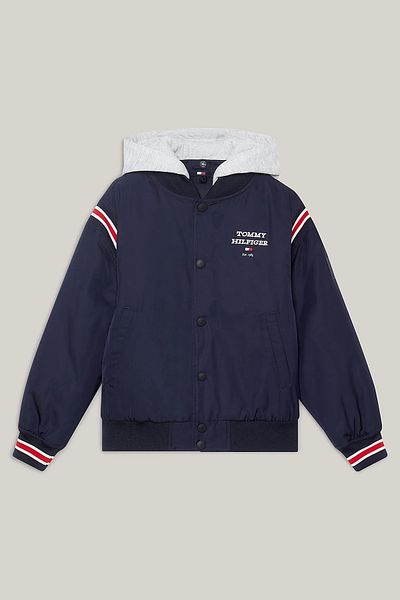 Tommy Hilfiger Sötétkék férfi dzseki TH LOGO BOMBER JACKET