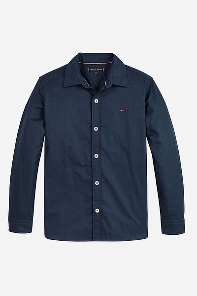 Tommy Hilfiger DOBBY CEREMONIAL PÓLÓ L/S