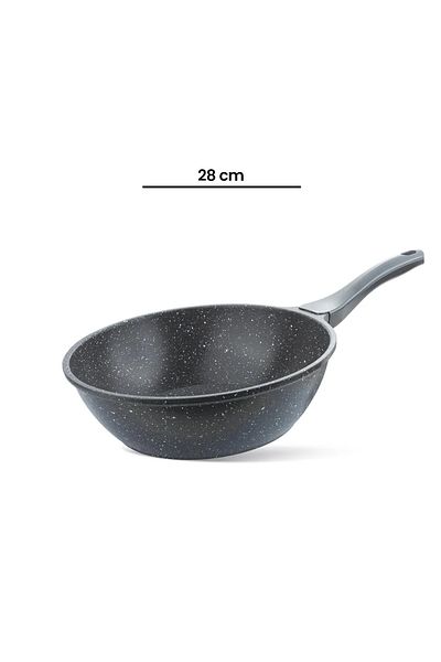 ThermoAD Granite Wok Pan - 28 Cm