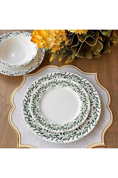 Aryıldız Porselen Cipso 24 Parça 6 Kişilik Yemek Takımı