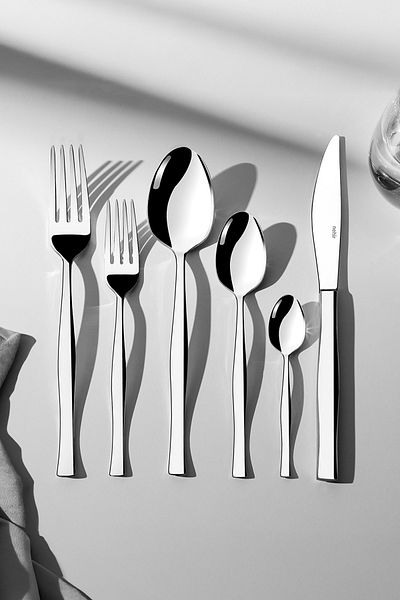 Nehir Elegant Simple 6 Person 36 Piece Fork Spoon Knife Set