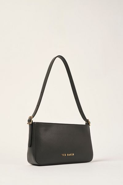 Ted Baker Černá taška přes rameno z hladké kůže 240408