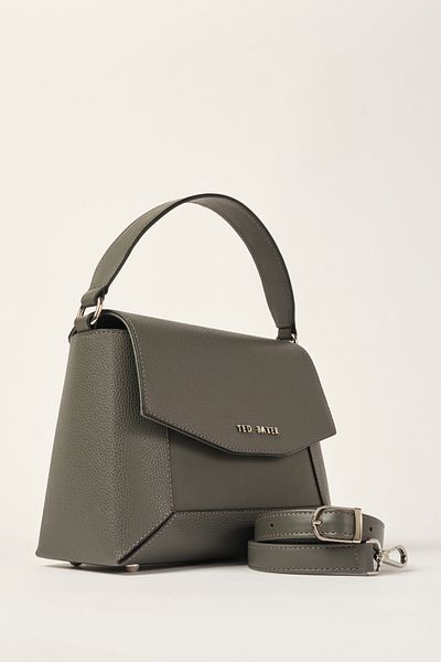 Ted Baker Anthracite Flotter Large Hand Bag with Skin Cover 24Fw900Byk