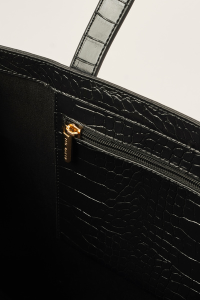 Ted Baker Černá Crocodile Iconic Croco Large Bag 240626