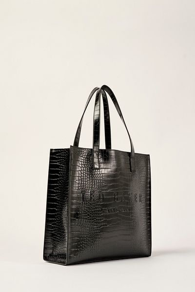 Ted Baker Černá Crocodile Iconic Croco Large Bag 240626