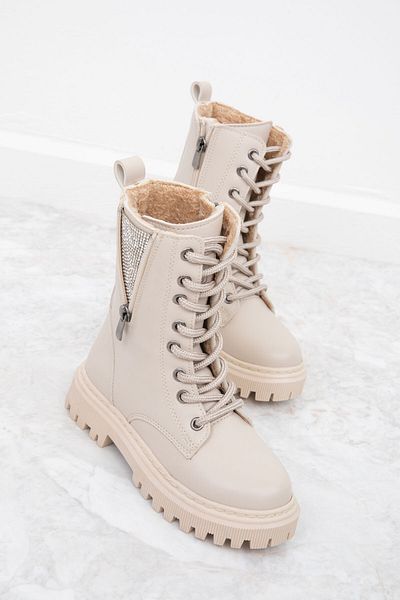 SOHO Beige Kids Boots - 19902 Model