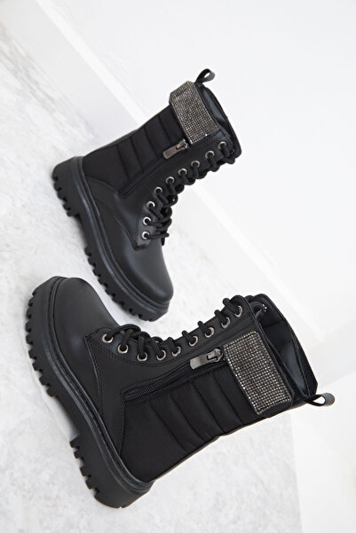 SOHO Dětské černé boty - 19901 Model Bootie