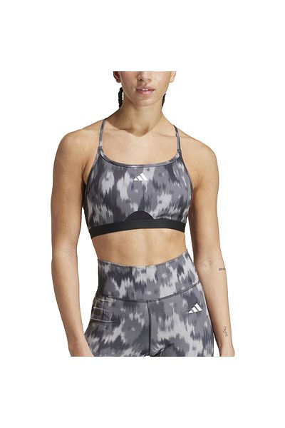 adidas Aeroreact Training Essentials - Αθλητικό σουτιέν Allover Print Light-Support