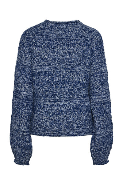 PIECES Pulover PCNUELLA LS O-NECK KNIT