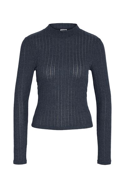 Noisy May NMVILLAGE Funkel nyakú felső - L/S vágott BF JRS