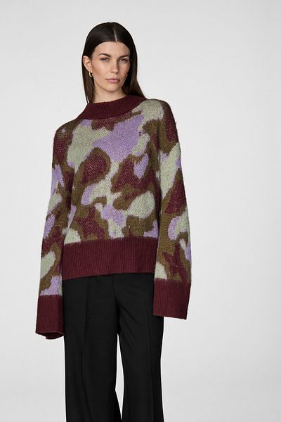 YAS. YASTORIO LS Yarn Knit Pullover
