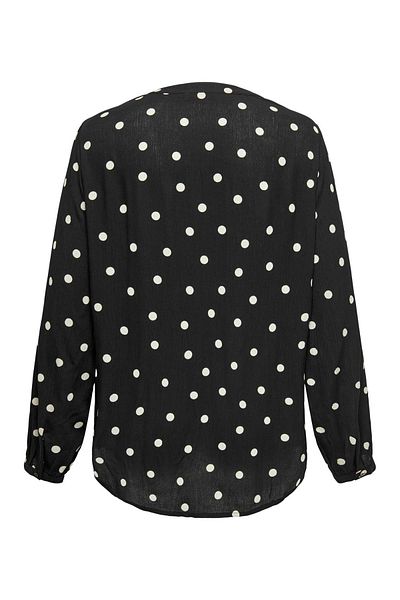 Only Carmakoma Cardona Anita Life V-Ausschnitt Langarmshirt – AOP