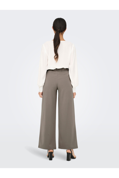 JDY Jdylouisville Catia Wide Pant Jrs Noos 15221238   Driftwood