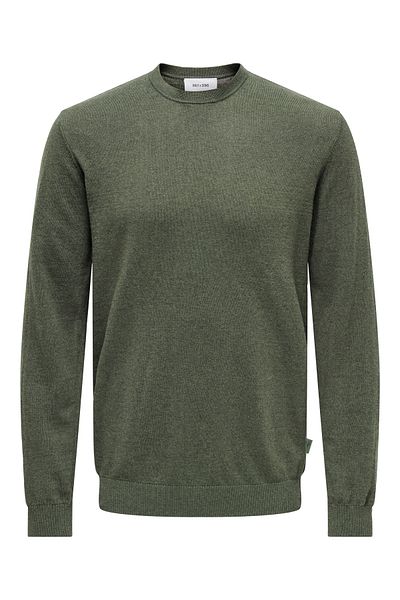 Only & Sons Onsloui Reg 12 Mel Crew Knit Noos 22029951 Castor Grey