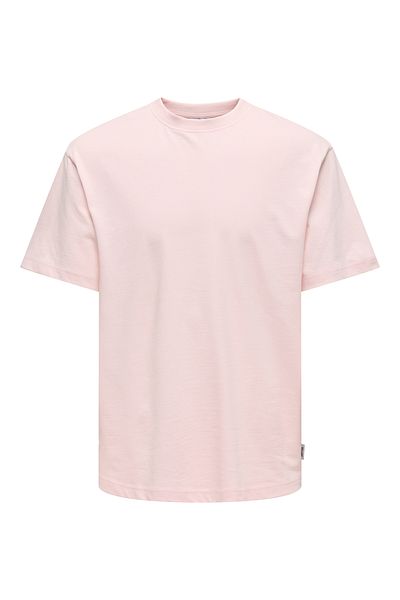 Only & Sons Onsfred Life Rlx Ss Tee Noos 22022532 Barely Pink