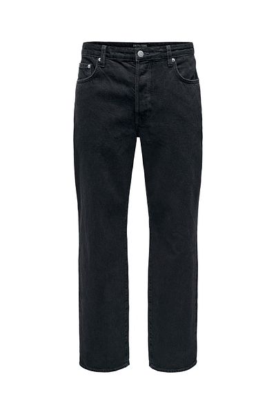 Only & Sons Onsfade Loose Wb 6778 Tai Dnm Noos 22026778 Verwaschenes Schwarz