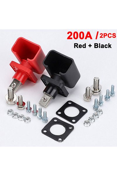 Choice 200a 2pcs 200a All-copper Battery Power Terminal Energy Storage Inverter Rv Lithium Batter Connector