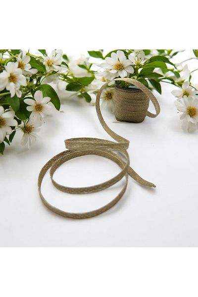 BukiroAtelier Ψάθινη κορδέλα 2 μέτρων - Κορδέλα γιούτα 1 cm 0,5 cm 2 cm