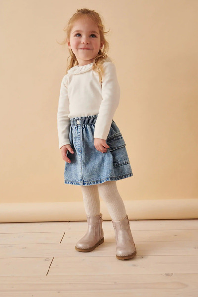 Next Baby Denim - Kargo 100% Pamuk Etek