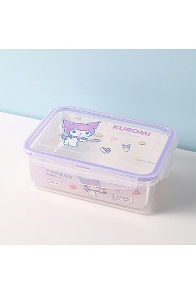 Choice Kuromi-900ml Kawaii Portable Saniro Kuromi Cinnamoroll Lunch Box Anime Pochacco Eco-friendly Bento B