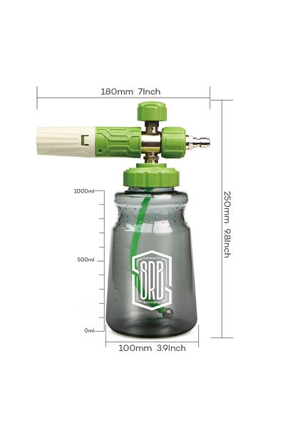 Choice 1pc Foam Cannon, Car Foam Blaster Wide Neck Adjustable Snow Foam Lance And Thick Foam For Pressure W