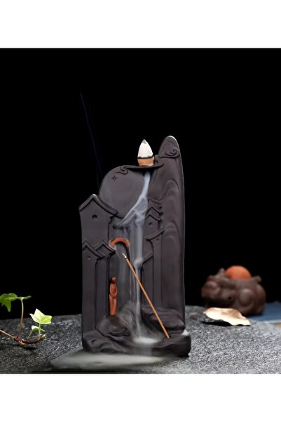 Show Art Hediyelik Tapınak Geri Akış Tütsülük (1 adet geri akış ve 1 adet çub...