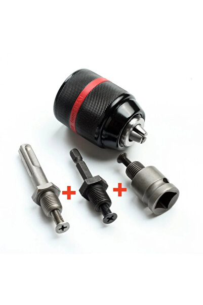 Choice4 Chuck and Shank Set Professional Metal Heavy Duty 1/2-20UNF 1.5-13mm ...