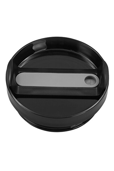 APWIKOGER Black 40Oz Sealing Bottle Cover Splash Spill Proof Plain Plastic Replacement Lids for Stanley Quench