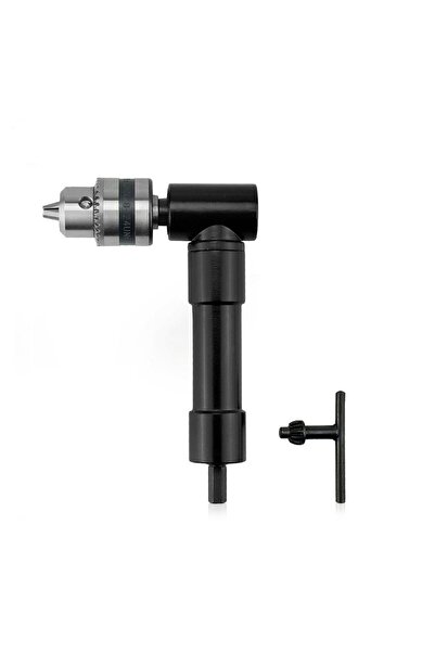 Choice أداة حفر زاوية كهربائية سوداء بزاوية 90 درجة مصنوعة من المعدن، أداة خر...