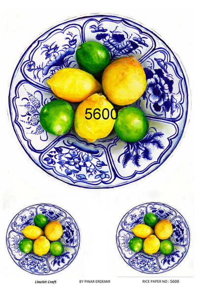 LİNEART Lineart Pirinç Dekopaj Kağıdı No:L5600- 29x42cm