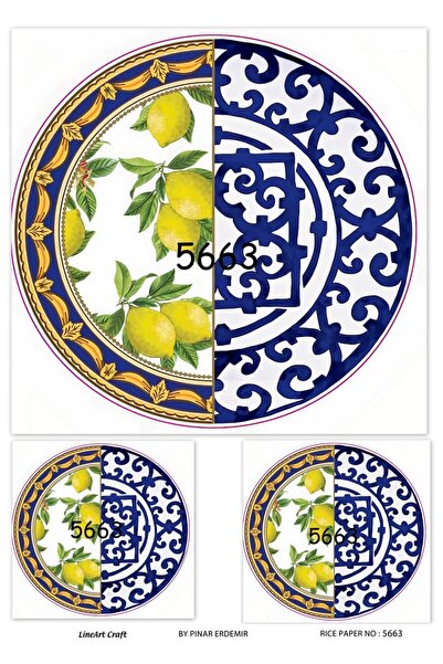 LİNEART Lineart Pirinç Dekopaj Kağıdı No:L5663- 29x42cm