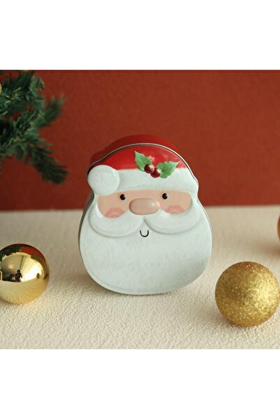 mutlu adım 1 метална кутия 11x12x5cm Дядо Коледа Нова година