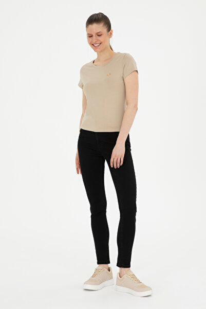 U.S. Polo Assn. Kadın Siyah Jean Pantolon 50282816-DN0027