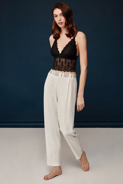 Bonnie Clyde Women's Viscose Bralette Nova 3-Piece Pajama Set- By.3.N.O.777.Vac.O.Boy/3