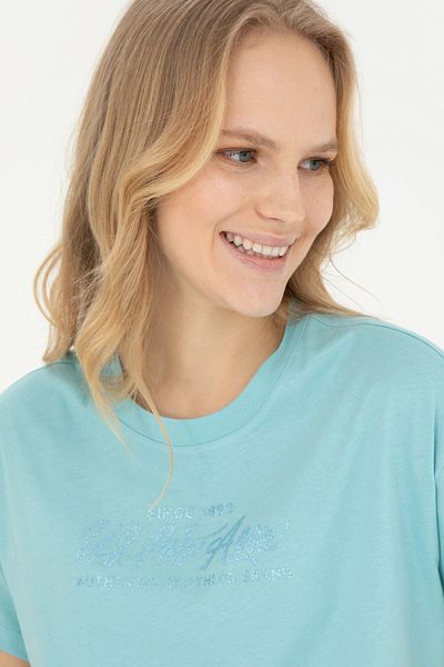 U.S. Polo Assn. Tricou Mint pentru damă - Gât crew,50282898-VR090
