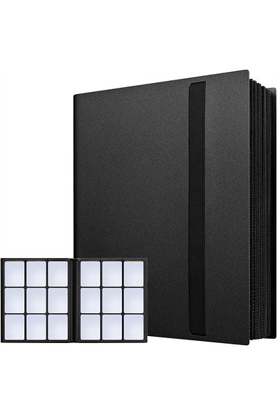 Choice Trading Card Binder 9 Pocket Pages,20 Sheets 360 Game Card Book Binders for Soccer Basketball Car...