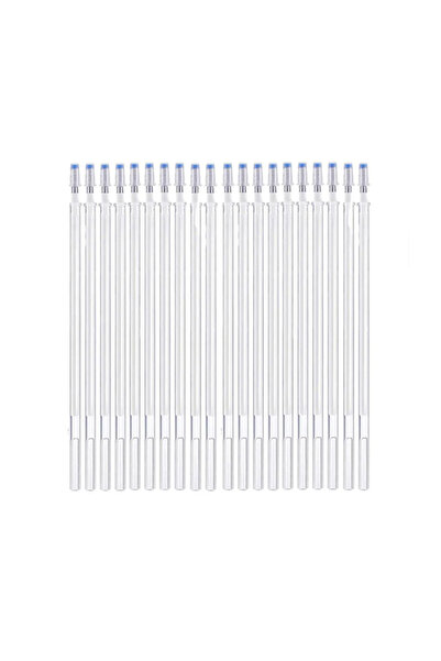 Budeku 100 قلم طائر بالحرارة باللون الأبيض - عبوة مفيدة