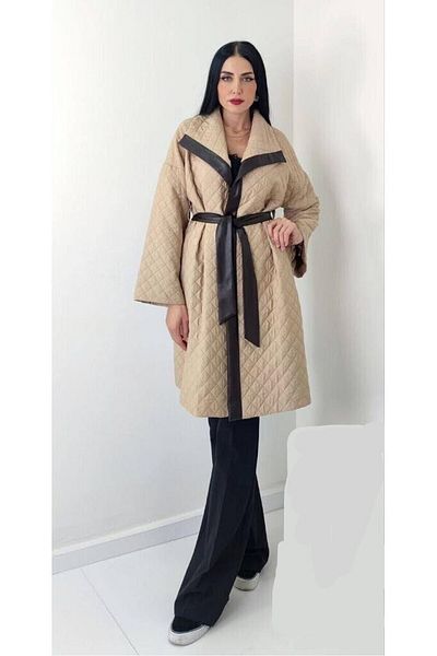 MODATALİKA Modatalika Women's Long Pocket Trench Coat