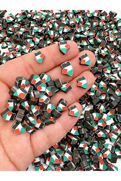 Ebruli Boncuk 10 mm steagul palestinian figură Fimo margele bijuterii mărgele...