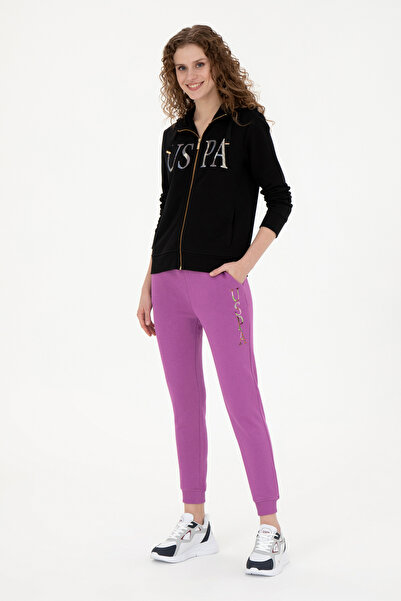 U.S. Polo Assn. Kadın Mor Eşofman Altı 50283344-VR038