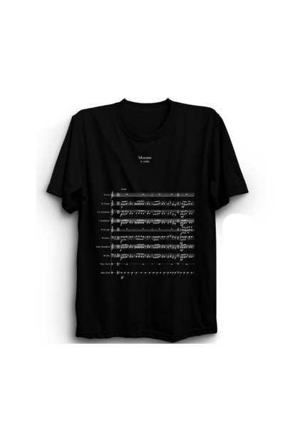 The Fame Skillet, Monster Tab, Rock Metal Music Band Tricou negru 100% bumbac