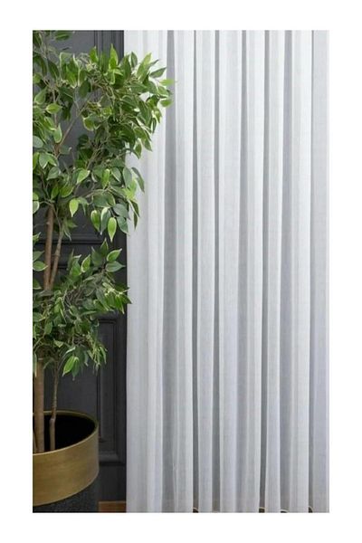 Karasi Yiğit Curtain 1/2,5 Normal Pleat Bamboo Tulle Curtain