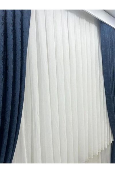 Karesi Yiğit Curtain 1/3 Tight Pleat Bamboo Tulle Curtain