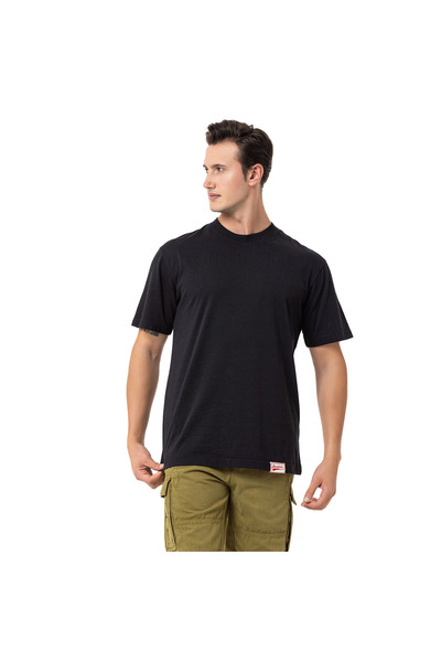 ROUTEFIELD Tab Men's Black T-Shirt Men's T-Shirt Rftab24