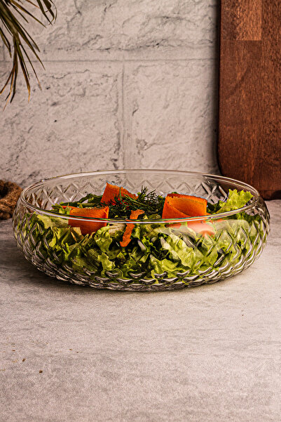 Snippy Cage - Büyük Boy Cam Salata Sunum Kasesi