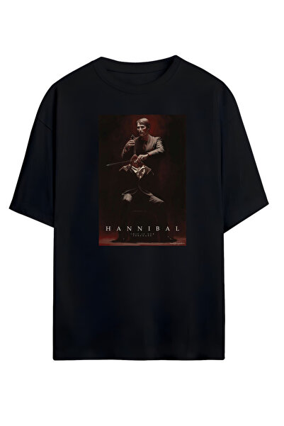 MAGORS УНИСЕКС ТЕНИСКА С ЩАМП ХАНИБАЛ, ОБЪРЗАН РАЗМЕР