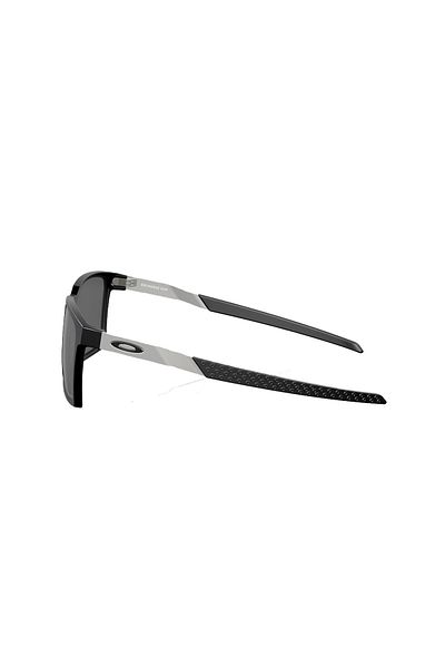 Oakley نظارة شمسية مستطيلة للجنسين - Oo 9483 - مقاس العدسة: 56 مم - أسود ساتان