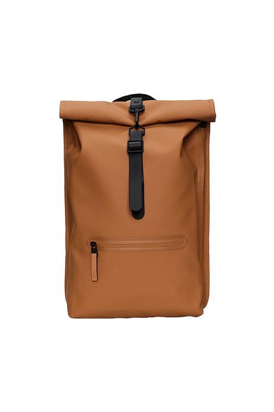 Rains Rolltop Rucksack W3 Unisex Red Backpack
