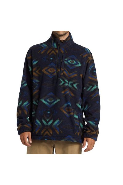 BİLLABONG Billabong Boundary Mock Neck Men's Navy Blue Fleece